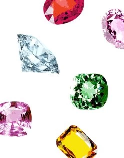 'Ten Karat' Wallpaper By Nathan Turner - White -Wall Decoration Store 10Karat white detail 5f24bad2 cf14 4efa 9ce8 3158d28dafeb