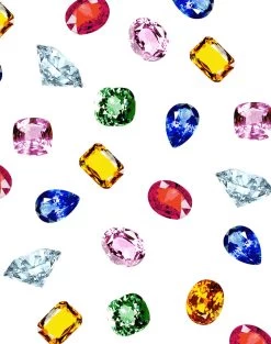 'Ten Karat' Wallpaper By Nathan Turner - White