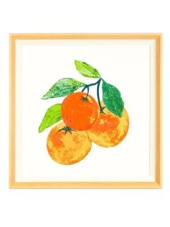 'Ojai Valley Oranges' Framed Art By Nathan Turner