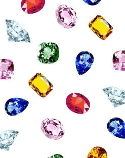 'Five Karat' Wallpaper By Nathan Turner - White -Wall Decoration Store 5Karat white detail 1af01f01 5831 493c 91a9 1bac30ebec81