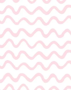 'Aegean Waves' Wallpaper By Tea Collection - Ballet Slipper