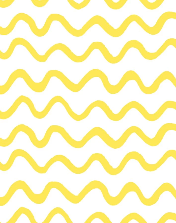 'Aegean Waves' Wallpaper By Tea Collection - Daffodil 3 'Aegean Waves' Wallpaper By Tea Collection - Daffodil