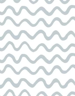 'Aegean Waves' Wallpaper By Tea Collection - Elephant