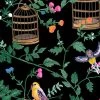 'Ann's Garden' Wallpaper By Carly Beck - Black -Wall Decoration Store Ann s Garden by C.A.B. Revise Black design 2c1de483 ab74 41c8 93e4 90dd0088cd43