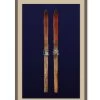 'Antique Skis Navy 1' By Nathan Turner Framed Art -Wall Decoration Store Antique Skis Navy 1 Design
