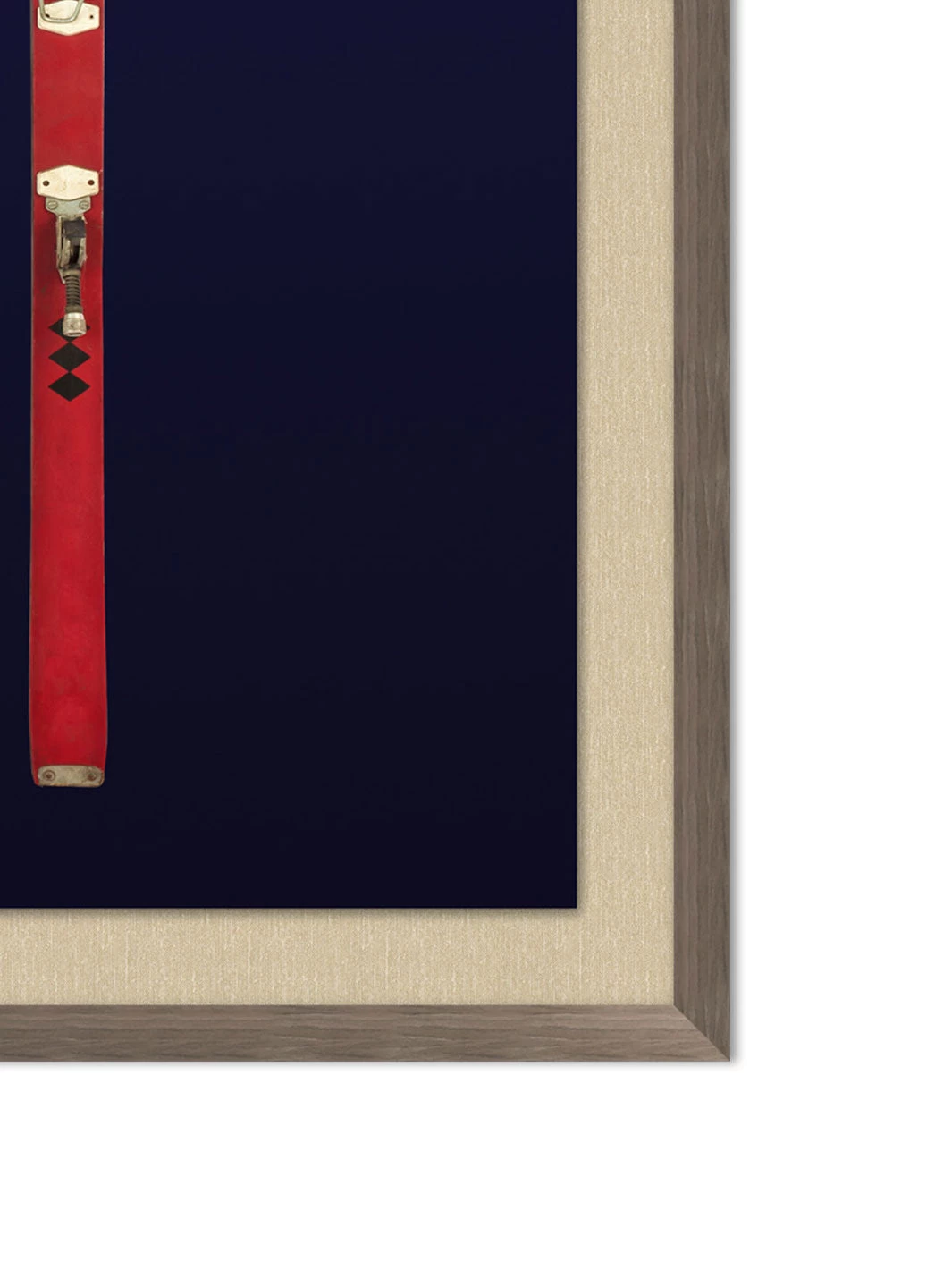 'Antique Skis Navy 2' By Nathan Turner Framed Art 4 'Antique Skis Navy 2' By Nathan Turner Framed Art - Image 2