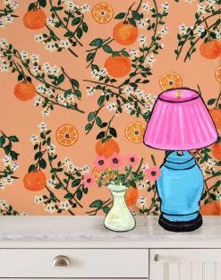 'Arance Dolci' Wallpaper By Carly Beck - Orange 7 'Arance Dolci' Wallpaper By Carly Beck - Orange -Wall Decoration Store Arance Dolci Orange RS 4b1e32a5 f2b6 4db1 b63a f0cbbf595b75