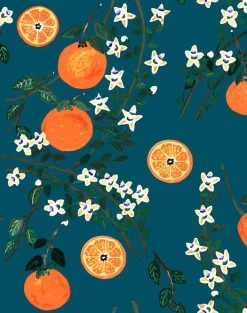 'Arance Dolci' Wallpaper By Carly Beck - Peacock