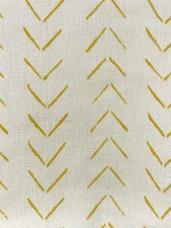'Fabric By The Yard - Arrows - Gold On California Cotton -Wall Decoration Store Arrows Gold on CA Cotton Design