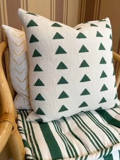 'Fabric By The Yard - Triangles - Green On California Cotton -Wall Decoration Store Arrows Green on California Cotton 20inx20in RS fbbd1ef4 5959 45f8 8a2b ef3835395f54