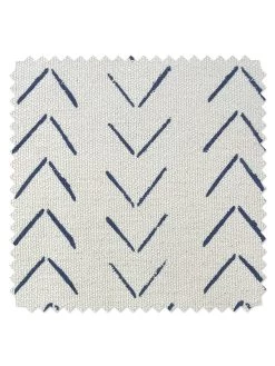'Fabric By The Yard - Arrows - Navy On California Cotton