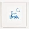'Malibu Lifeguard Stand' Framed Art By Nathan Turner
