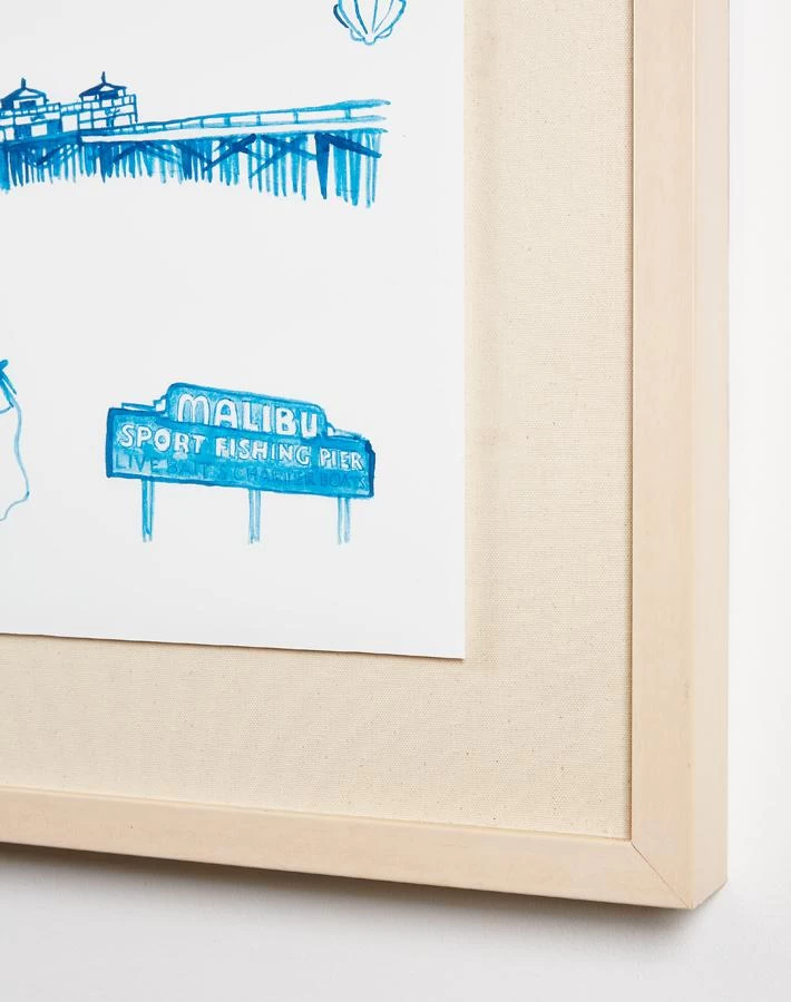 'Malibu Mashup' Framed Art By Nathan Turner 5 'Malibu Mashup' Framed Art By Nathan Turner - Image 3