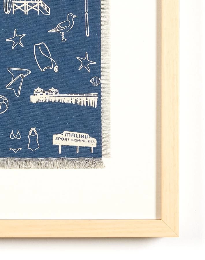 'Malibu Beachlife' Framed Art By Nathan Turner 5 'Malibu Beachlife' Framed Art By Nathan Turner - Image 3