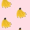 'Bananas' Wallpaper By Tea Collection - Ballet Slipper