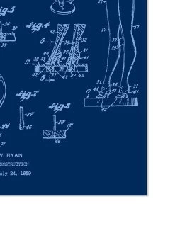 'Barbie™ Blueprint On Acrylic -Wall Decoration Store Barbie Blueprint on Acrylic by artshoppe detail