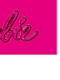'Barbie™ Gloss Logo On Acrylic -Wall Decoration Store Barbie Gloss Logo on Acrylic by artshoppe detail