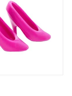 'Barbie™ Pink Pumps On Acrylic -Wall Decoration Store Barbie Pink Pumps on Acrylic by artshoppe detail