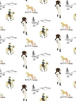 'Barbie™ Ranch' Wallpaper By Barbie™ - White