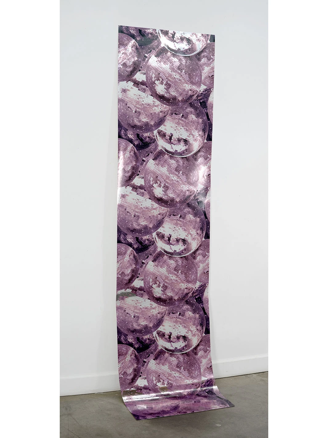 'Barbie™ Disco Ball' Wallpaper By Barbie™ - Pink On Silver Mylar 5 'Barbie™ Disco Ball' Wallpaper By Barbie™ - Pink On Silver Mylar - Image 3