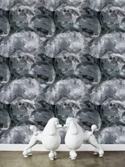 'Barbie™ Disco Ball' Wallpaper By Barbie™ - Silver On Silver Mylar