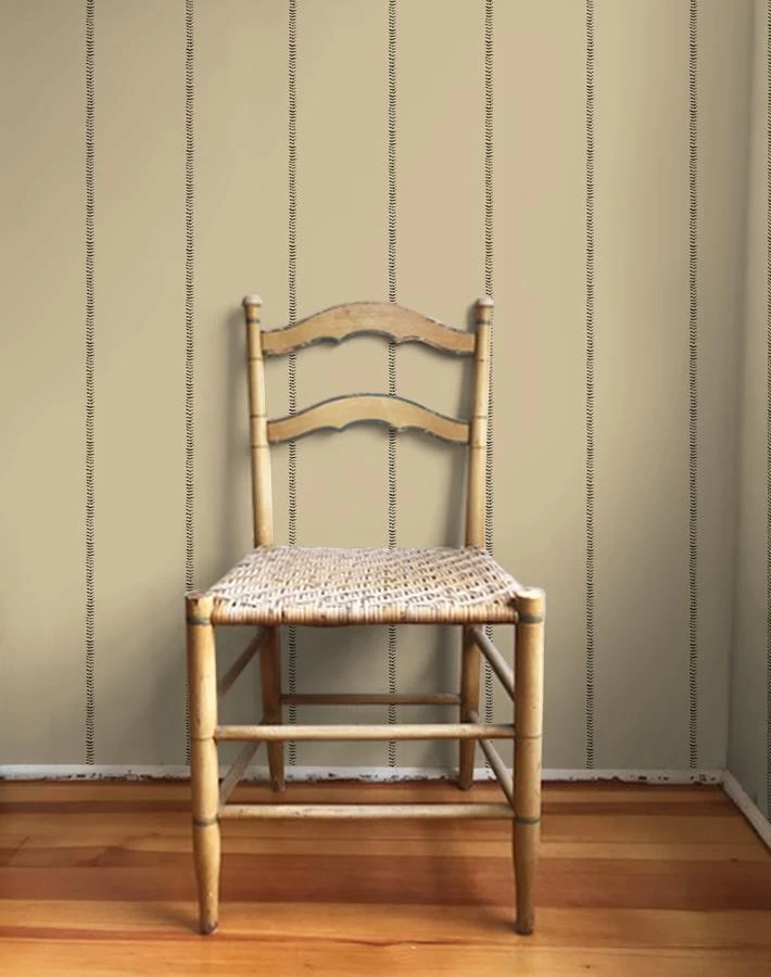 'Baseball Stitch' Wallpaper By Wallshoppe - Burlap 4 'Baseball Stitch' Wallpaper By Wallshoppe - Burlap - Image 2