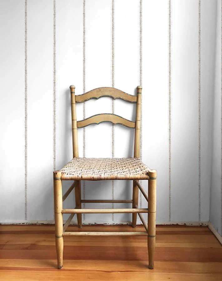 'Baseball Stitch' Wallpaper By Wallshoppe - Saddle 4 'Baseball Stitch' Wallpaper By Wallshoppe - Saddle - Image 2