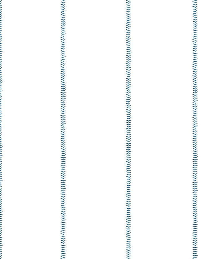 'Baseball Stitch' Wallpaper By Wallshoppe - Blue 6 'Baseball Stitch' Wallpaper By Wallshoppe - Blue - Image 4