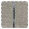 'Fabric By The Yard - Baseball Stitch - Blue On Flax Linen