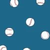 'Baseball Toss' Wallpaper By Wallshoppe - Cadet Blue -Wall Decoration Store Baseball Toss CadetBlue design fc1f6a13 4388 4f0b 8664 89032f42c053