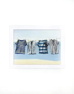 'Beach Stripes' Framed Art By Nathan Turner