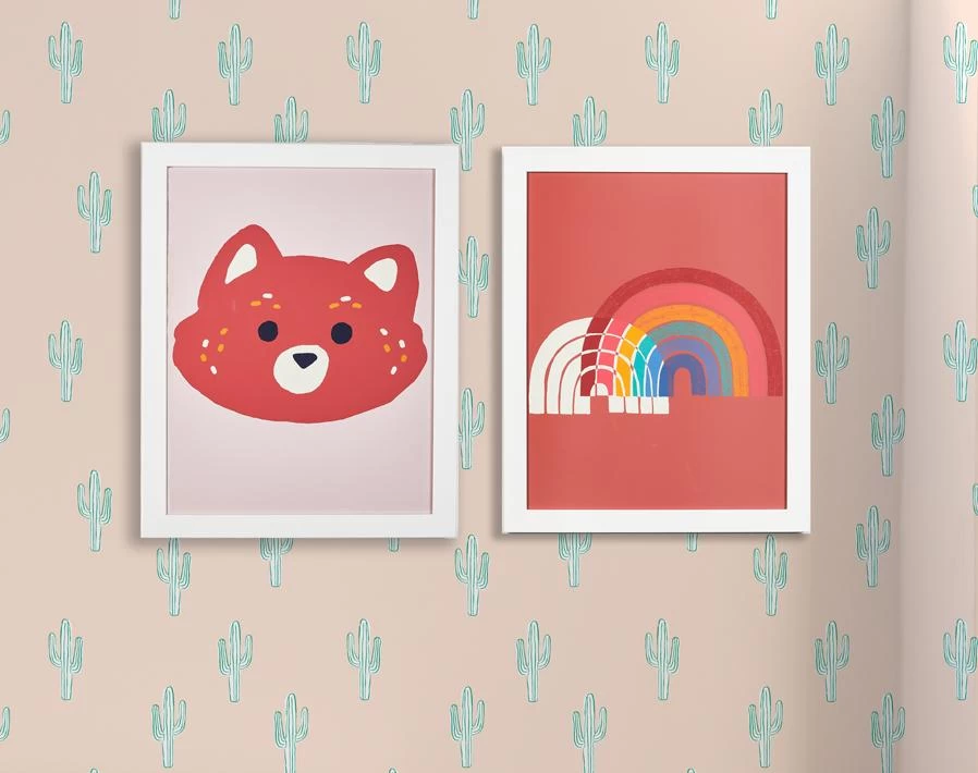 'Bear Face' Framed Art By Tea Collection 4 'Bear Face' Framed Art By Tea Collection - Image 2