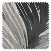 'Fabric By The Yard - Belafonte Palm - Black On Flax Linen