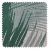 'Fabric By The Yard - Belafonte Palm - Green On Flax Linen
