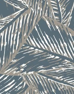 'Best Fronds' Wallpaper By Wallshoppe - Gray -Wall Decoration Store Best Fronds Gray detail 66b45ddf 08d3 4e20 bbe2 626ef05c38fd