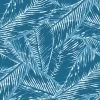 'Best Fronds' Wallpaper By Wallshoppe - Cadet Blue