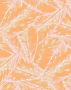 'Best Fronds' Wallpaper By Wallshoppe - Creamsicle -Wall Decoration Store Best Fronds Creamsicle C 43bbc078 a531 4bfe 8510 9671a6ba3ca6