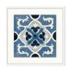 'Blue Talavera Tile Baja' On Canvas By Nathan Turner Framed Art 2 'Blue Talavera Tile Baja' On Canvas By Nathan Turner Framed Art -Wall Decoration Store Blue Talavera Tile 2 Design