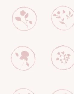 'Bonbon Floral' Wallpaper By Carly Beck - Blush -Wall Decoration Store Bonbon Floral Blush detail 8d4863c4 2dcc 40a5 975f dee4a8768591