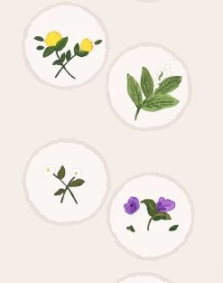 'Bouvier's Botanical' Wallpaper By Carly Beck - Cream -Wall Decoration Store Bouvier s Botanical Cream detail 04af6591 6f1d 44cb 838a f793dd652e78