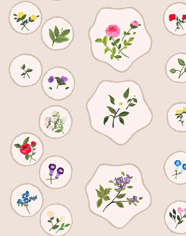 'Bouvier's Botanical' Wallpaper By Carly Beck - Neutral 3 'Bouvier's Botanical' Wallpaper By Carly Beck - Neutral