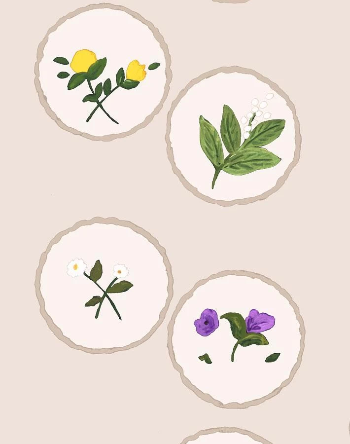 'Bouvier's Botanical' Wallpaper By Carly Beck - Neutral 5 'Bouvier's Botanical' Wallpaper By Carly Beck - Neutral - Image 3