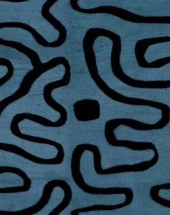 'Buka Patchwork' Wallpaper By Chris Benz - Blue -Wall Decoration Store Buka blue 990d8891 3f99 4593 baa2 61888b414ff2