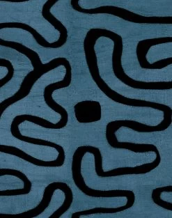 'Buka Patchwork' Wallpaper By Chris Benz - Blue