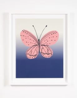 'Butterfly Ombre' Framed Art By Tea Collection