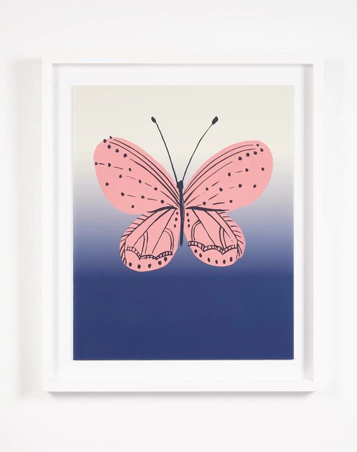 'Butterfly Ombre' Framed Art By Tea Collection 3 'Butterfly Ombre' Framed Art By Tea Collection