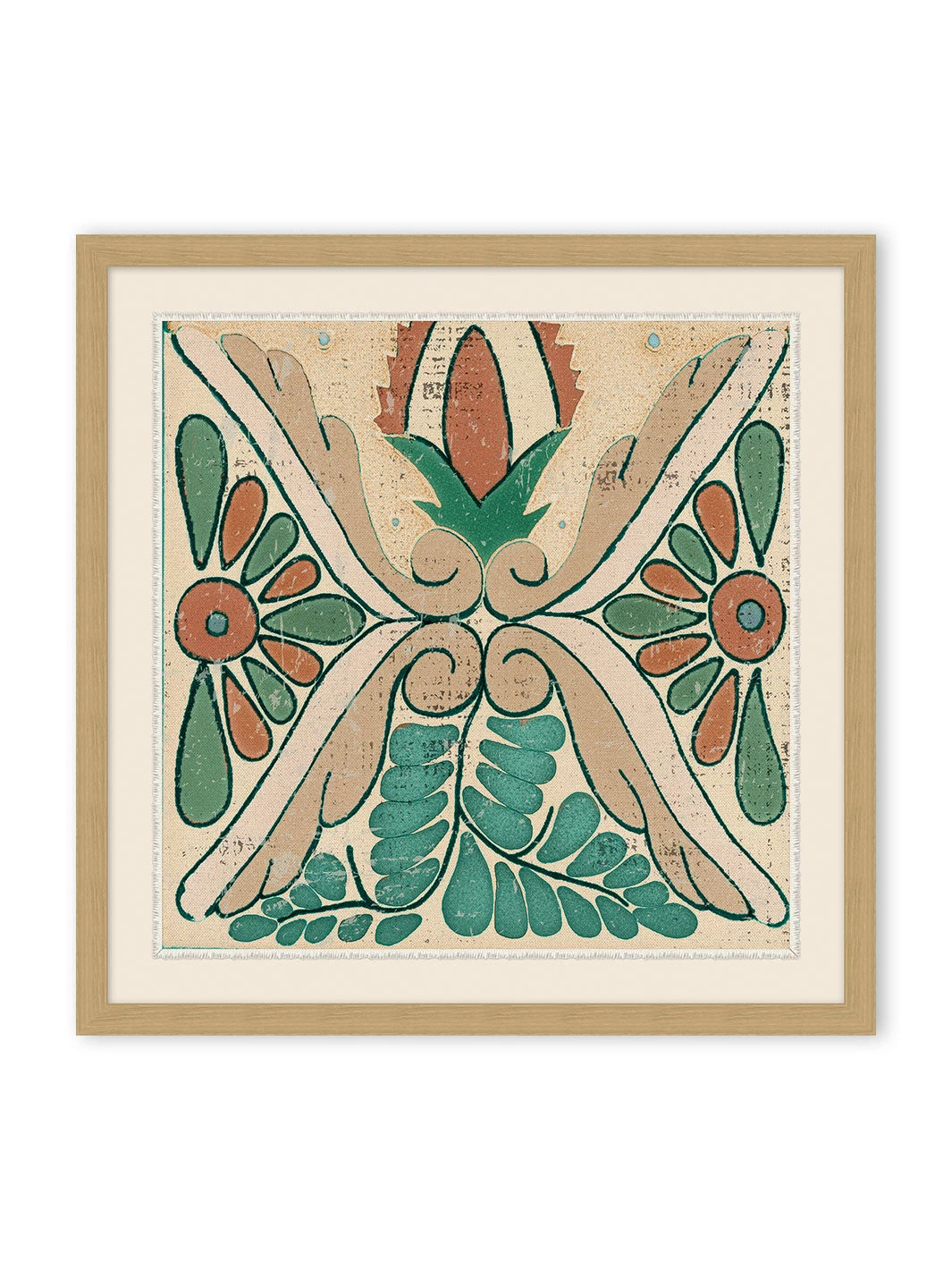 'Cabana Pastel Tile 1' On Canvas By Nathan Turner Framed Art 3 'Cabana Pastel Tile 1' On Canvas By Nathan Turner Framed Art