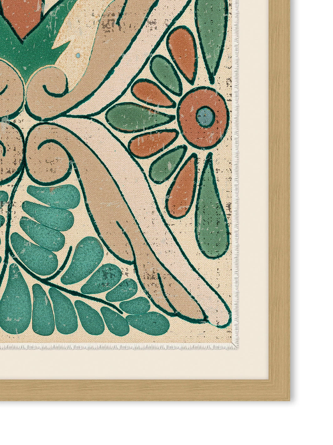 'Cabana Pastel Tile 1' On Canvas By Nathan Turner Framed Art 4 'Cabana Pastel Tile 1' On Canvas By Nathan Turner Framed Art - Image 2