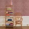 'Cable Knit' Wallpaper By Lingua Franca - Mauve