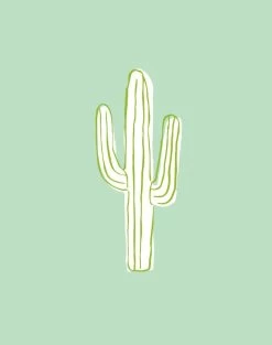 'Cactus' Wallpaper By Tea Collection - Aventurine -Wall Decoration Store Cactus Aventurine detail 5a99ec92 6cc9 46b8 8209 ebb97ce7179e